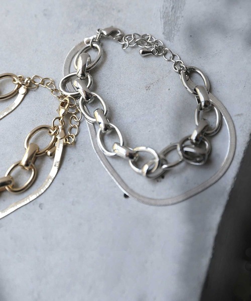 antiqua（アンティカ）の「2連チェーンブレスレット（ブレスレット・レディース・シルバー/ゴールド・FREE）」の10枚目の写真
