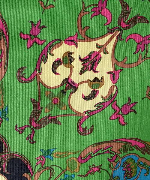 manipuri（マニプリ）の「【一部別注】＜manipuri（マニプリ）＞SILIK スカーフ（ストール/ショール・レディース・ネイビー/ピンク/イエロー/ケリー・FREE）」の9枚目の写真