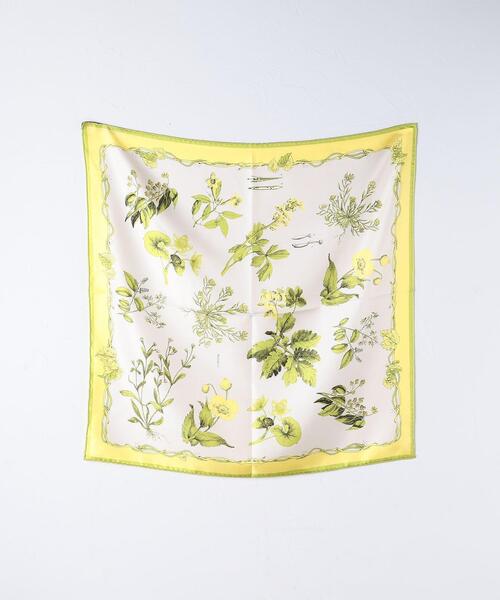 manipuri（マニプリ）の「【一部別注】＜manipuri（マニプリ）＞SILIK スカーフ（ストール/ショール・レディース・ネイビー/ピンク/イエロー/ケリー・FREE）」の10枚目の写真