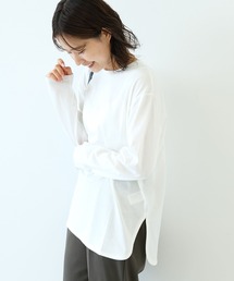 B:MING by BEAMS | B:MING by BEAMS / シャツテール ロングスリーブ Tシャツ(Tシャツ/カットソー)