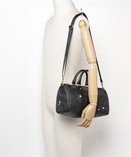 GENTIL BANDIT(ジャンティバンティ)の「GENTIL BANDIT(ジャンティバンティ)B'2nd別注ミニボストン(ボストンバッグ・メンズ・ブラック/チャコール・FREE)」の6枚目の写真