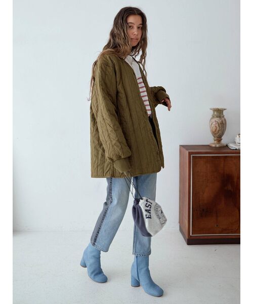 Ungrid（アングリッド）の「【10周年限定】オーガニックコットンバイカラーデニム（デニムパンツ・レディース・ブルー・24inch/25inch/26inch）」の10枚目の写真