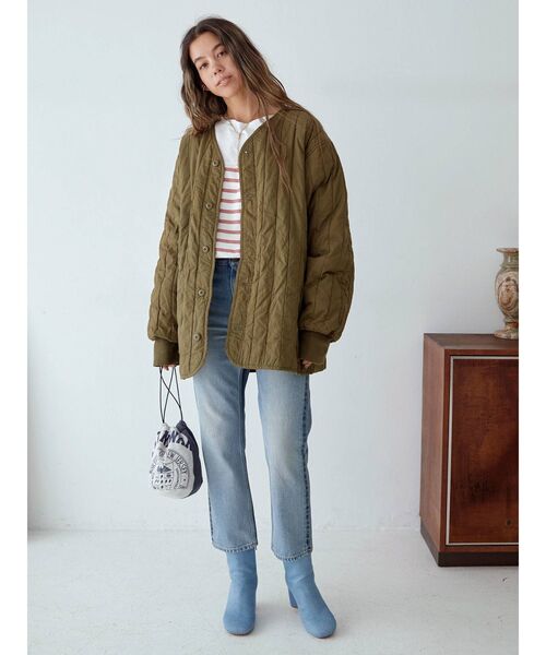 Ungrid（アングリッド）の「【10周年限定】オーガニックコットンバイカラーデニム（デニムパンツ・レディース・ブルー・24inch/25inch/26inch）」の11枚目の写真