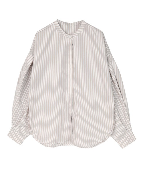 ボリューム袖ブラウス