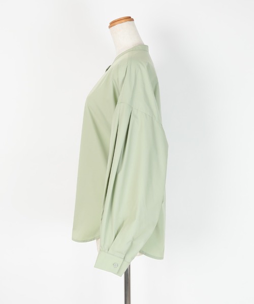 ボリューム袖ブラウス