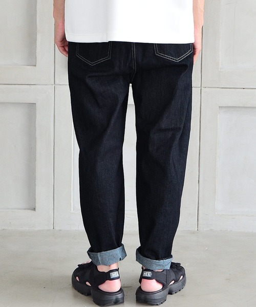 MinoriTY（マイノリティ）の「【MinoriTY】ワイドバルーンデニムパンツ バルーンパンツ メンズ リジット オーバーサイズ 秋服 夏服（デニムパンツ・メンズ・ブルー/ブルー系その他・MEDIUM/LARGE）」の10枚目の写真