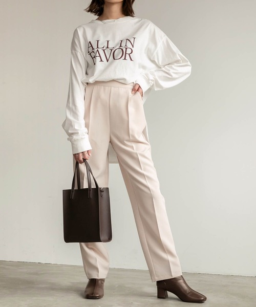 BONLECILL(ボンルシール)の「スクエアトゥ パイピング ショートブーツ(ブーツ・レディース・ライトグリーン/ブラック/ベージュ/ブラウン・L/M/S)」の18枚目の写真