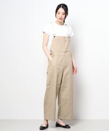Samansa Mos2 | カラーツイルサロペットパンツ(サロペット/オーバーオール)