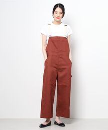 Samansa Mos2 | カラーツイルサロペットパンツ(サロペット/オーバーオール)