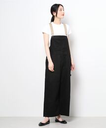Samansa Mos2 | カラーツイルサロペットパンツ(サロペット/オーバーオール)