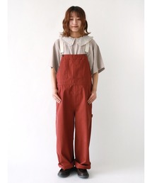 Samansa Mos2 | カラーツイルサロペットパンツ(サロペット/オーバーオール)