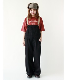 Samansa Mos2 | カラーツイルサロペットパンツ(サロペット/オーバーオール)