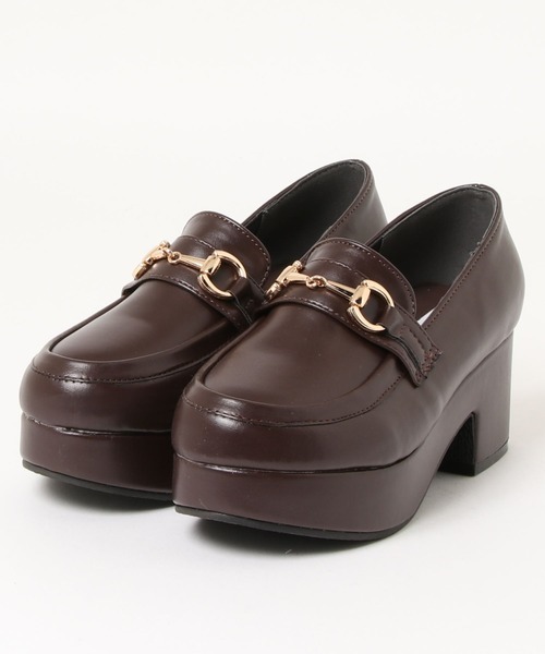 attagirl（アタガール）の「厚底ローファーパンプス（ローファー・レディース・ブラック/ダークブラウン/ブラック系その他・LL/S/M/L）」の3枚目の写真