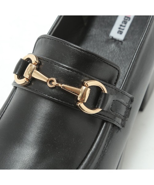 attagirl（アタガール）の「厚底ローファーパンプス（ローファー・レディース・ブラック/ダークブラウン/ブラック系その他・LL/S/M/L）」の5枚目の写真