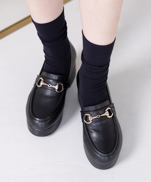 attagirl（アタガール）の「厚底ローファーパンプス（ローファー・レディース・ブラック/ダークブラウン/ブラック系その他・LL/S/M/L）」の17枚目の写真