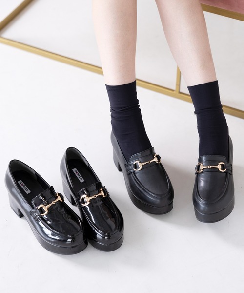 attagirl（アタガール）の「厚底ローファーパンプス（ローファー・レディース・ブラック/ダークブラウン/ブラック系その他・LL/S/M/L）」の15枚目の写真