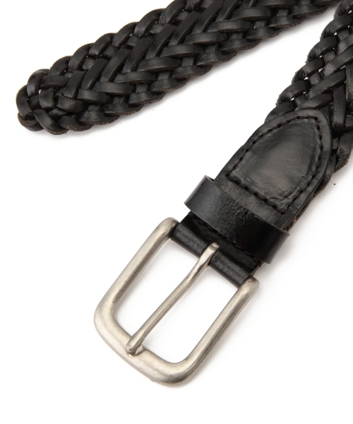 BEAMS（ビームス）の「BEAMS / レザー メッシュベルト（ベルト・メンズ・ブラック/ダークブラウン・LARGE/MEDIUM）」の11枚目の写真