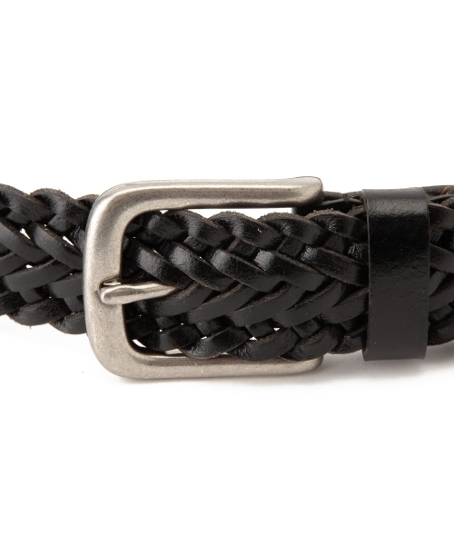BEAMS（ビームス）の「BEAMS / レザー メッシュベルト（ベルト・メンズ・ブラック/ダークブラウン・LARGE/MEDIUM）」の3枚目の写真