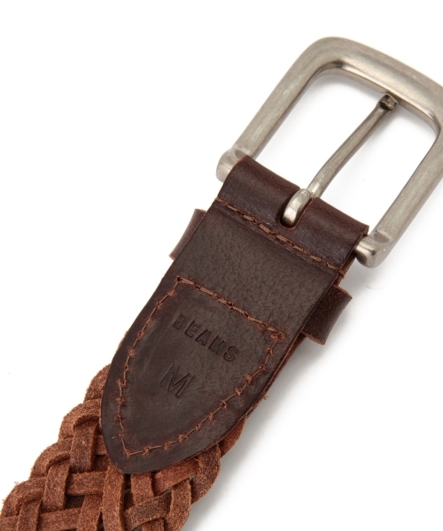 BEAMS（ビームス）の「BEAMS / レザー メッシュベルト（ベルト・メンズ・ブラック/ダークブラウン・LARGE/MEDIUM）」の5枚目の写真