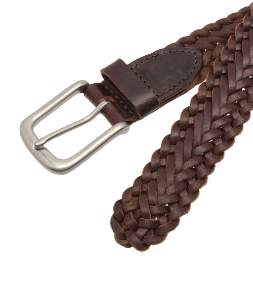 BEAMS（ビームス）の「BEAMS / レザー メッシュベルト（ベルト・メンズ・ブラック/ダークブラウン・LARGE/MEDIUM）」の7枚目の写真