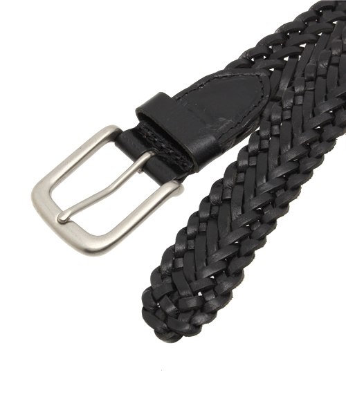 BEAMS（ビームス）の「BEAMS / レザー メッシュベルト（ベルト・メンズ・ブラック/ダークブラウン・LARGE/MEDIUM）」の8枚目の写真