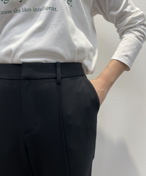 BARNYARDSTORM(バンヤードストーム)の「BARNYARDSTORM / 裾リブダブルクロスパンツ(その他パンツ・レディース・グリーン/グレー/ブラック・00/0/1/2)」の11枚目の写真