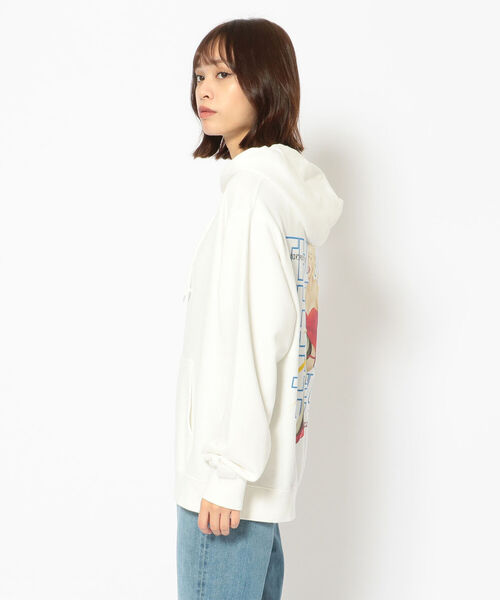 AVIREX（アヴィレックス）の「【Women's】ピンナップ ガール プルオーバー パーカー / PIN UP GIRL PULLOVER PARKA / アヴィレックス / AVIREX（パーカー・レディース・ホワイト/ブラック/ベージュ/ブルーグレー・FREE）」の6枚目の写真