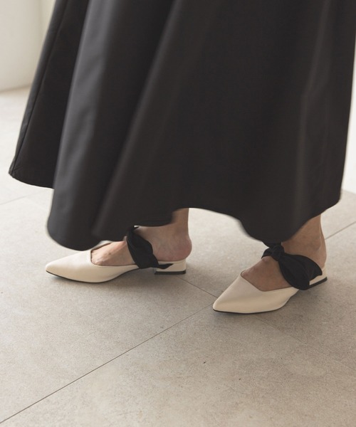 rectangle（レクタングル）の「リボンミュール（パンプス）」 - WEAR