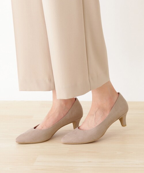 DRESKIP（ドレスキップ）の「◆【通勤】5cmヒールパンプス【靴のまち神戸製】（パンプス・レディース・ブルー/ブラック系3/グレー/ベージュ系7/ブラック系7・25/35/45/40/30）」の7枚目の写真