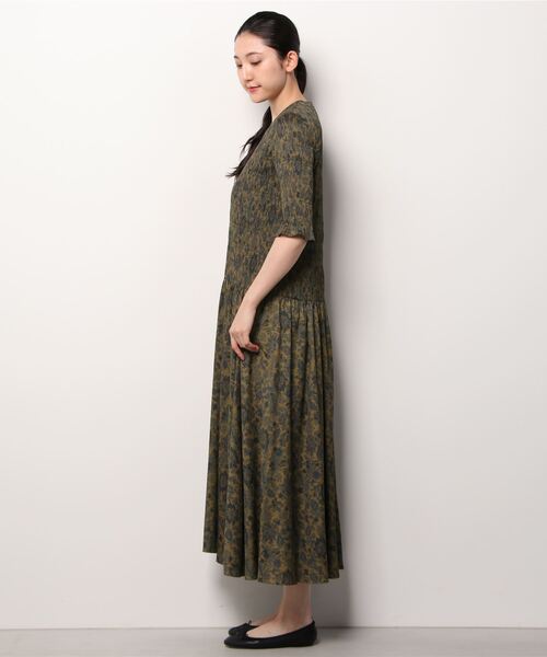 CLANE（クラネ）の「CLANE CHINTZ FLOWER PLEAT ONE PIECE