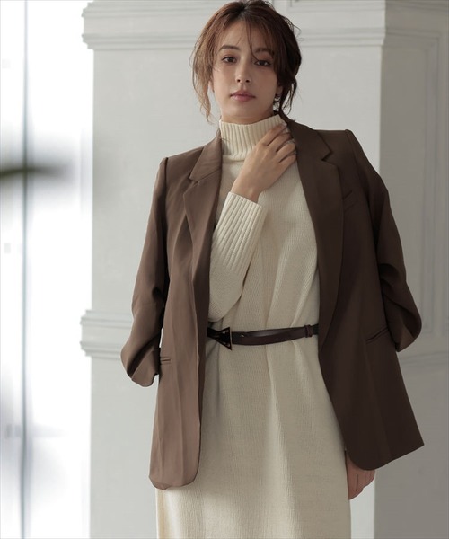 DONOBAN（ドノバン）の「本革トライアングルバックルベルト（ベルト・レディース・グリーン/ブラック/ブラウン・F）」の11枚目の写真