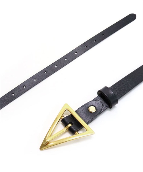 DONOBAN（ドノバン）の「本革トライアングルバックルベルト（ベルト・レディース・グリーン/ブラック/ブラウン・F）」の15枚目の写真