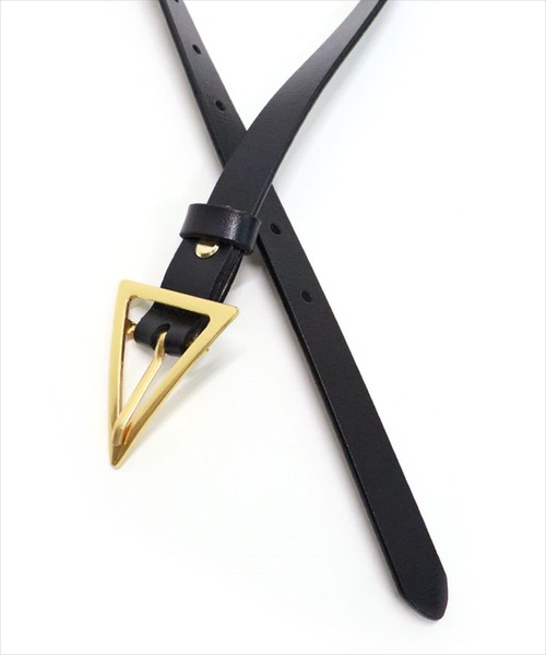 DONOBAN（ドノバン）の「本革トライアングルバックルベルト（ベルト・レディース・グリーン/ブラック/ブラウン・F）」の16枚目の写真