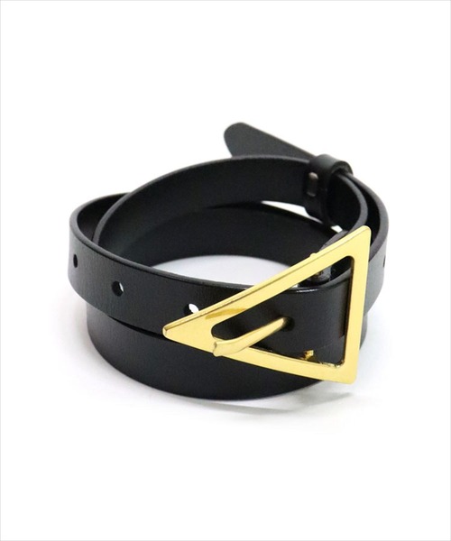 DONOBAN（ドノバン）の「本革トライアングルバックルベルト（ベルト・レディース・グリーン/ブラック/ブラウン・F）」の18枚目の写真