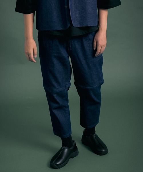 Uiscel（ユイセル）の「Uiscel　撥水デニム2WAYテーパード（デニムパンツ・メンズ・ワンウォッシュ・SMALL/MEDIUM）」の2枚目の写真