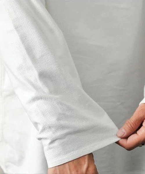 MILITARY（ミリタリー）の「実物 新品 デッドストック ロシア軍 70s ヘンリーネック スリーピングシャツ ホワイト（シャツ/ブラウス・メンズ・ホワイト・50/62/58/54）」の7枚目の写真