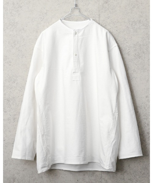 MILITARY（ミリタリー）の「実物 新品 デッドストック ロシア軍 70s ヘンリーネック スリーピングシャツ ホワイト（シャツ/ブラウス・メンズ・ホワイト・50/62/58/54）」の13枚目の写真