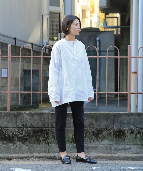 MILITARY（ミリタリー）の「実物 新品 デッドストック ロシア軍 70s ヘンリーネック スリーピングシャツ ホワイト（シャツ/ブラウス・メンズ・ホワイト・50/62/58/54）」の14枚目の写真