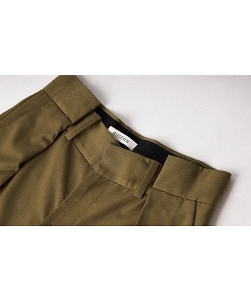 MIXSEVEN（ミックスセブン）の「ハイウェストドレープベージュパンツ MX21S34【MIX SEVEN】（スラックス・メンズ・ブラウン・M/L/S）」の14枚目の写真