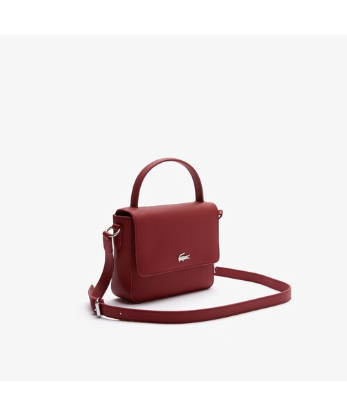 LACOSTE(ラコステ)の「デイリー クラシック トップハンドルショルダーバッグ(ショルダーバッグ・レディース・ブラック/マルーン・FREE)」の3枚目の写真