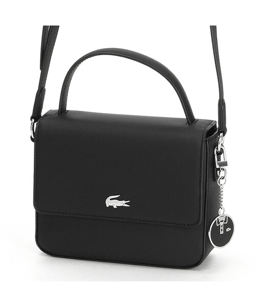 LACOSTE(ラコステ)の「デイリー クラシック トップハンドルショルダーバッグ(ショルダーバッグ・レディース・ブラック/マルーン・FREE)」の13枚目の写真