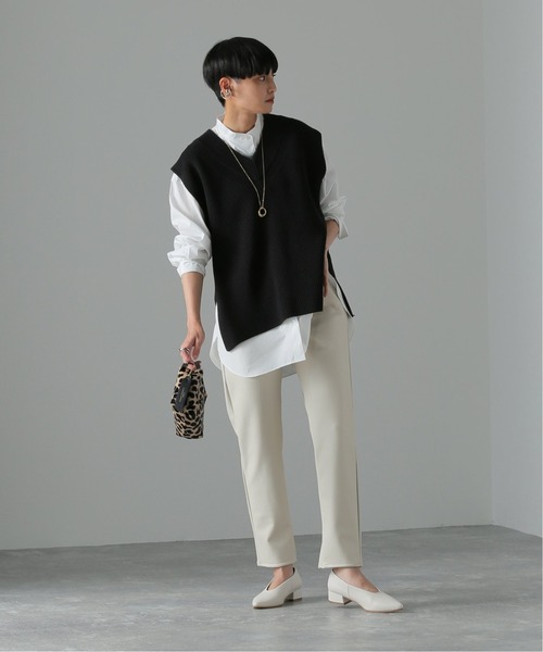 JOURNAL STANDARD(ジャーナルスタンダード)の「フェイクレザーパンツ(その他パンツ・レディース・ブラック/アイボリー・38/36)」の20枚目の写真