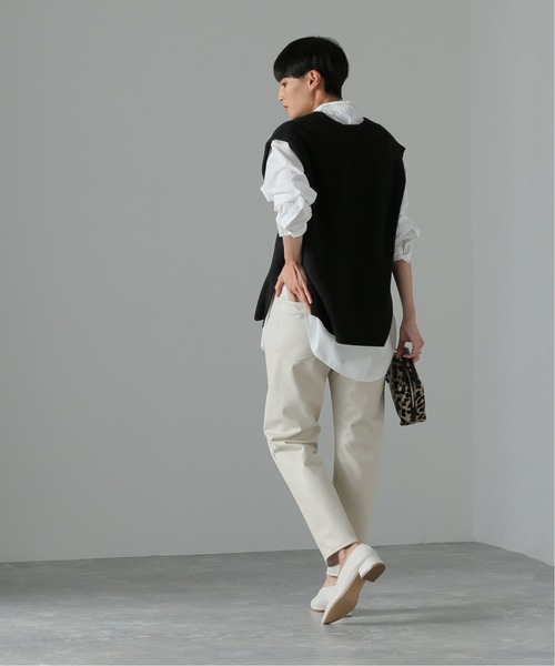 JOURNAL STANDARD(ジャーナルスタンダード)の「フェイクレザーパンツ(その他パンツ・レディース・ブラック/アイボリー・38/36)」の19枚目の写真
