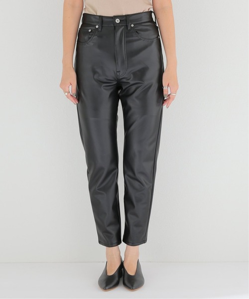 JOURNAL STANDARD(ジャーナルスタンダード)の「フェイクレザーパンツ(その他パンツ・レディース・ブラック/アイボリー・38/36)」の12枚目の写真