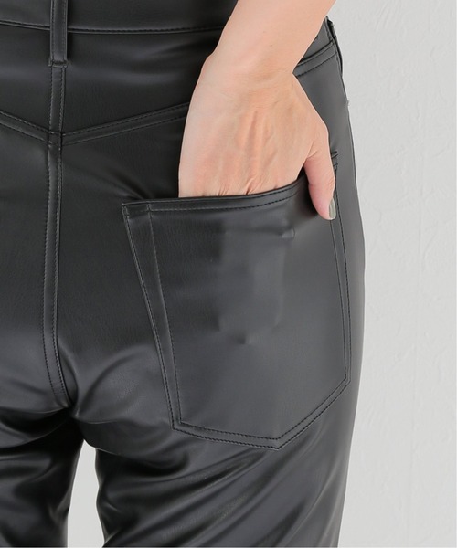 JOURNAL STANDARD(ジャーナルスタンダード)の「フェイクレザーパンツ(その他パンツ・レディース・ブラック/アイボリー・38/36)」の10枚目の写真