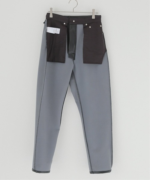 JOURNAL STANDARD(ジャーナルスタンダード)の「フェイクレザーパンツ(その他パンツ・レディース・ブラック/アイボリー・38/36)」の4枚目の写真