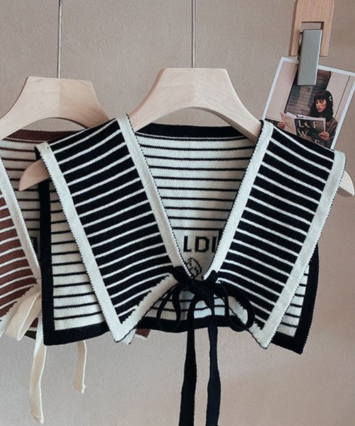 aimoha（アイモハ）の「ニット 付け襟（付け襟・レディース・ブラック系その他/ブラック/ブラック系その他2/ワインレッド・FREE）」の12枚目の写真