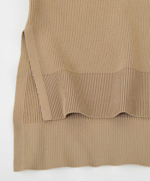 titivate（ティティベイト）の「ゆるﾆｯﾄｽｷｯﾊﾟｰﾊﾟｰｶｰ（パーカー・レディース・ブラック/モカ/ライトベージュ・S/M）」の9枚目の写真