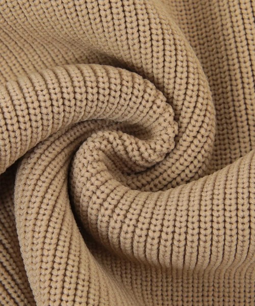 titivate（ティティベイト）の「ゆるﾆｯﾄｽｷｯﾊﾟｰﾊﾟｰｶｰ（パーカー・レディース・ブラック/モカ/ライトベージュ・S/M）」の12枚目の写真