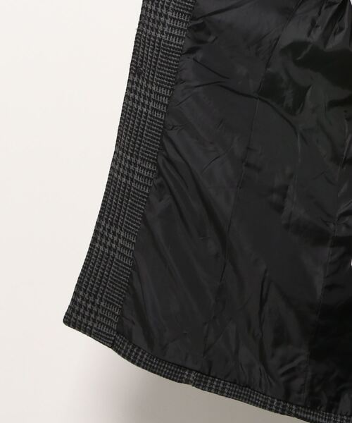 Burner(バーナー)の「【BURNER SELECT】メルトンチェスターコート(チェスターコート・メンズ・ブラック/グレー/ネイビー/チェック・M/XL/L)」の5枚目の写真